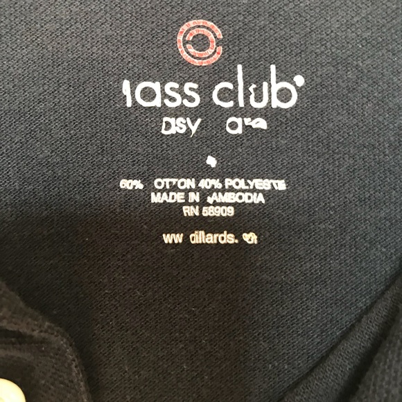 🐠 3 for $15 🐠 Mass Club black polo collar button - Picture 4 of 6